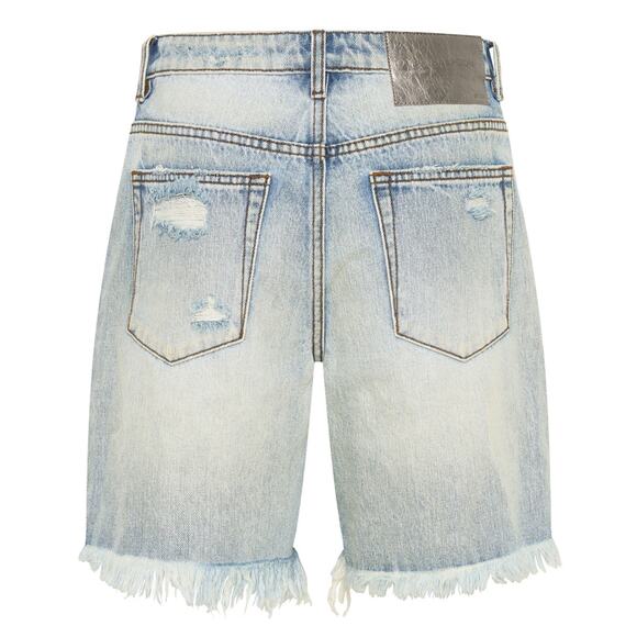 New FREE PEOPLE One Teaspoon Jackson Mid-Waist Shorts $108 SIZE 28 Kansas Blue - Picture 5 of 7